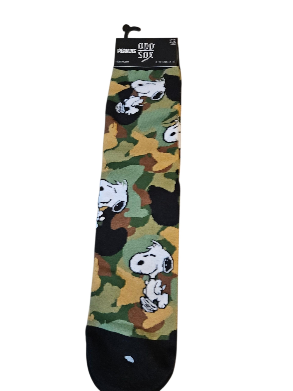 Peanuts ODD SOX Snoopy Camo Socks
